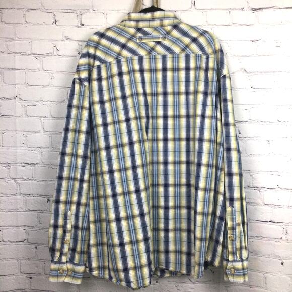 Duluth Trading Co Men's Plaid Flap Pockets Oxford Button Down Casual Shirt 3XL - Picture 5 of 13